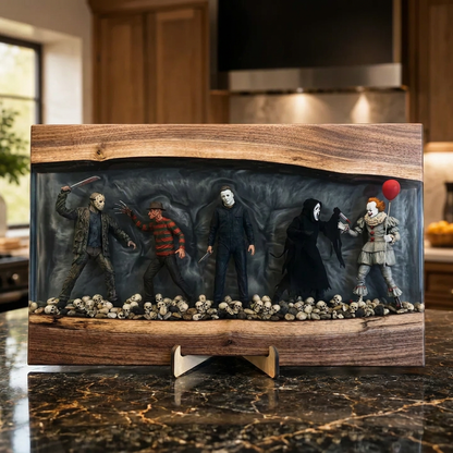 Horror Resin Cutting Boards